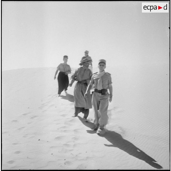 La 1re compagnie saharienne d'infanterie (CSI) de Béni-Abbès. [Description en cours]