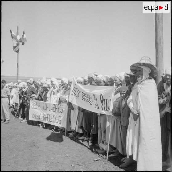 Manifestation patriotique dans la région oranaise. [Description en cours]