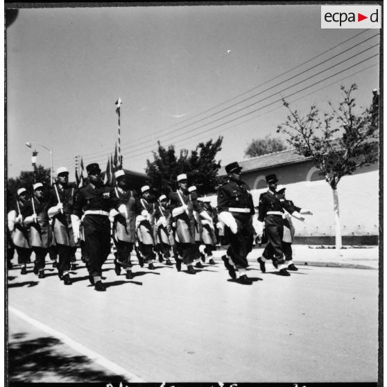 Sidi-Bel-Abbès. Commémorations du 97ème anniversaire du combat de Camerone. Défilé.