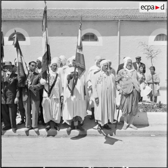 Sidi-Bel-Abbès. Commémorations du 97ème anniversaire du combat de Camerone. Anciens combattants.