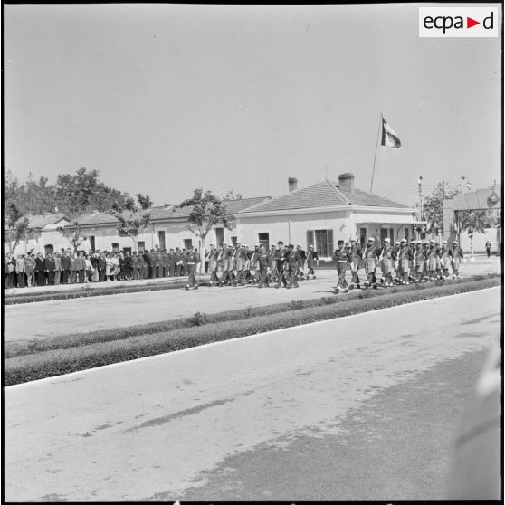 Sidi-Bel-Abbès. Commémorations du 97ème anniversaire du combat de Camerone. Défilé.