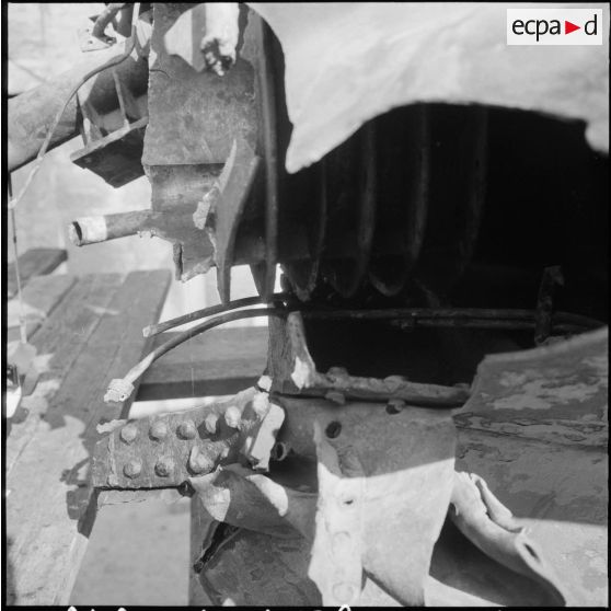 Alger. Avarie du sous-marin Laubie.