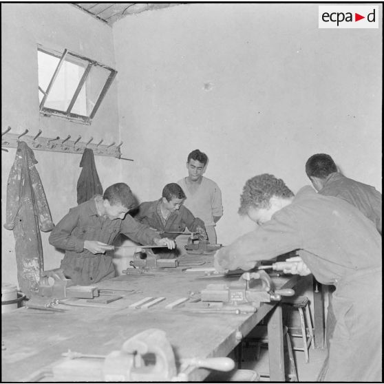 Tizi Ouzou. Centre d'apprentissage des jeunes Kabyles.