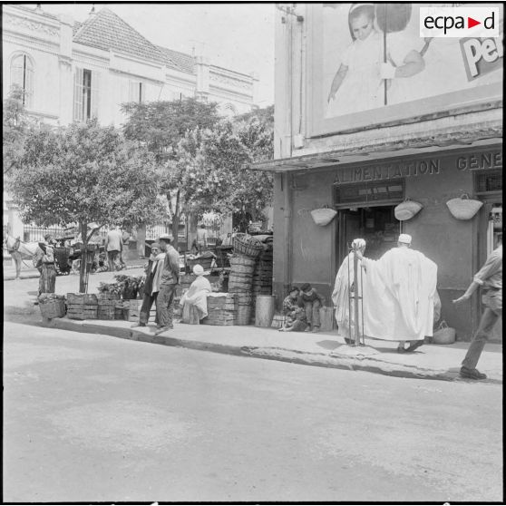 Le marché Kabyle dans la haute ville de Tizi Ouzou.