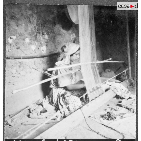 Brezina. Fabrication des tapis.