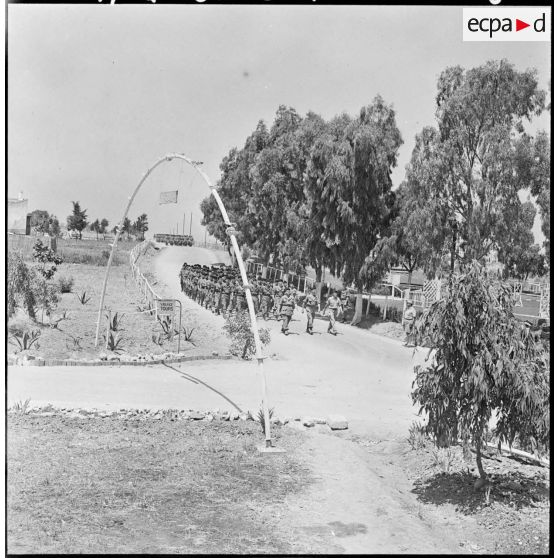 Préparation militaire supérieur (PMS) au camp du Lido à Hussein Dey et au camp de Beni Messous.