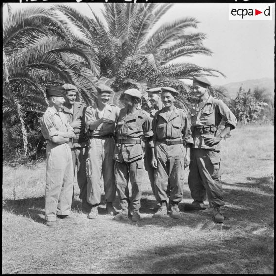 Des appelés du contingent en Algérie.