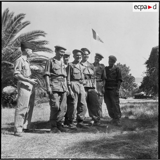 Des appelés du contingent en Algérie.