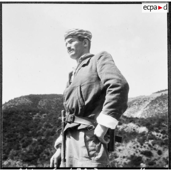 Rovigo. Tournage du film "Autodéfense". Portrait d'un homme.