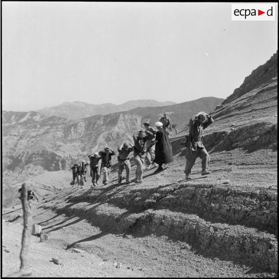 Rovigo. Tournage du film "Autodéfense". Des prisonniers.