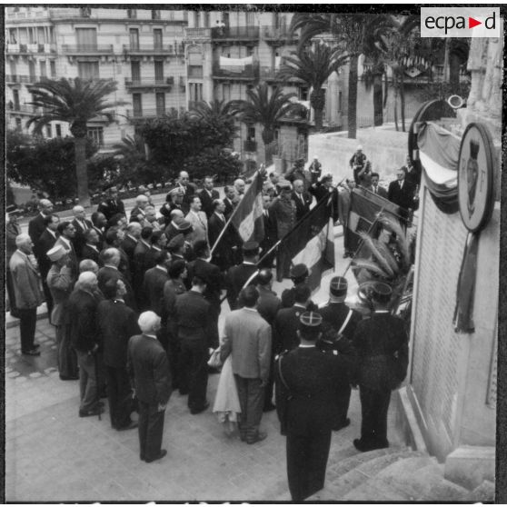 Alger. Commémoration du 8 novembre 1942.