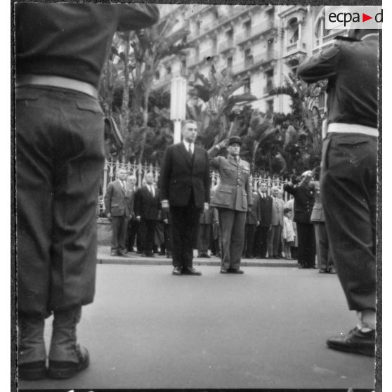 Alger. Commémoration du 8 novembre 1942.