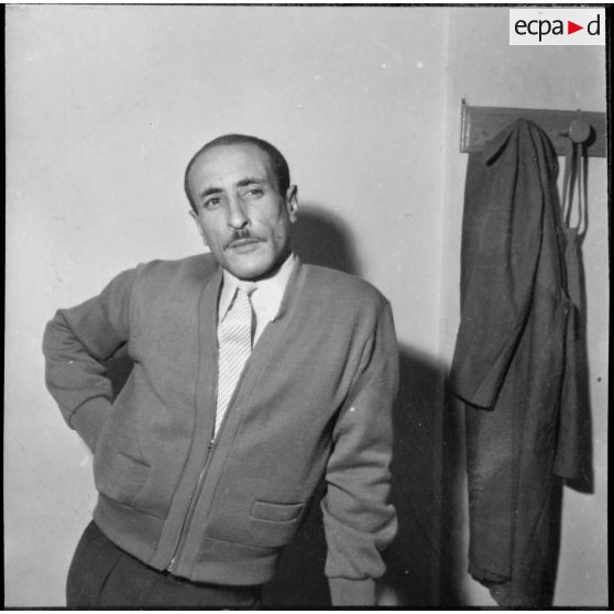 Algérie. Portrait de Chenoune Slimane.