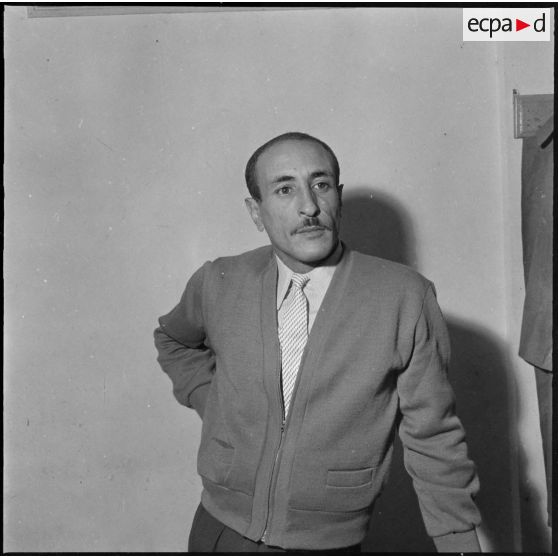 Algérie. Portrait de Chenoune Slimane.