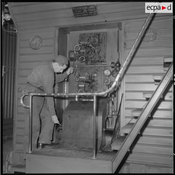 Usine de fabrication de la bière "La Gauloise". La chaufferie.