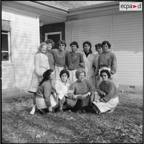 Maison Blanche. Les stagiaires des équipes médico-sociales itinérantes (EMSI).