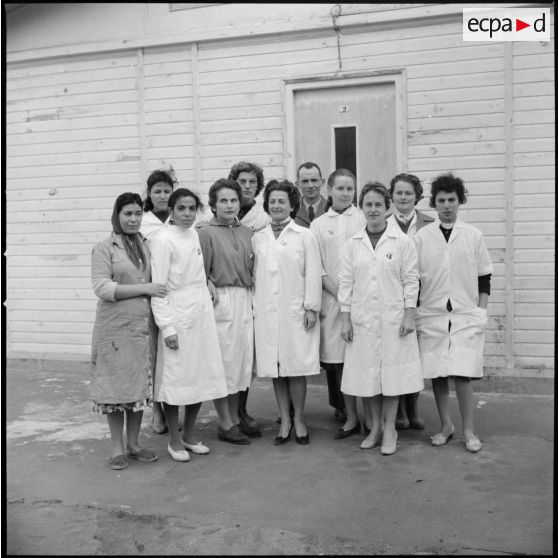 Maison Blanche. Les stagiaires des équipes médico-sociales itinérantes (EMSI).