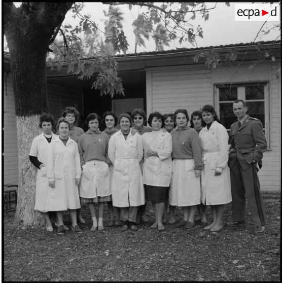 Maison Blanche. Les stagiaires des équipes médico-sociales itinérantes (EMSI).
