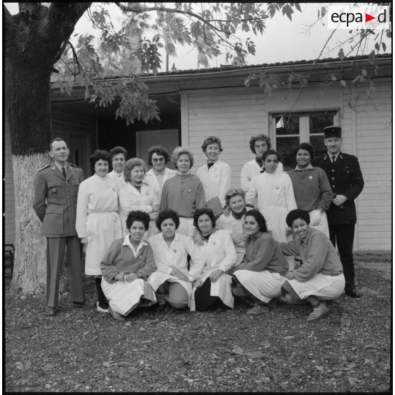 Maison Blanche. Les stagiaires des équipes médico-sociales itinérantes (EMSI).