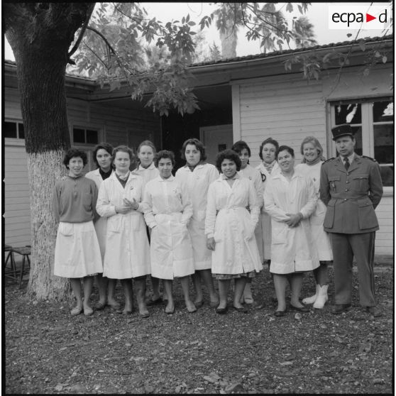 Maison Blanche. Les stagiaires des équipes médico-sociales itinérantes (EMSI).