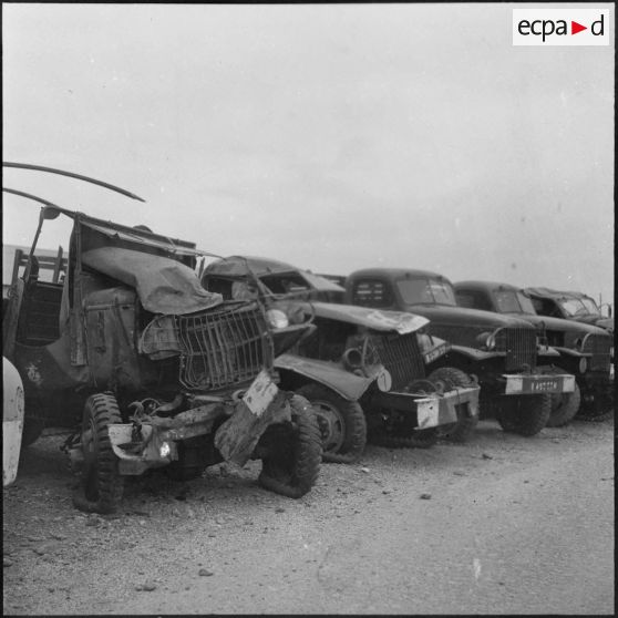 Rouïba. Etablissement régional du matériel (ERM). Parc des véhicules accidentés.