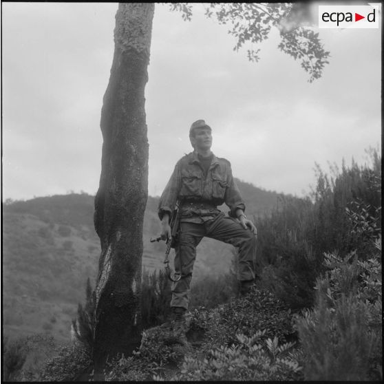 Gorges de Kerrata. Harka 318. Portrait d'un harki.