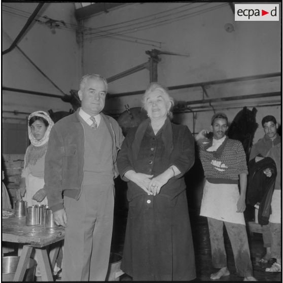 Relizane. Confiturerie Escla. Les propriétaires.