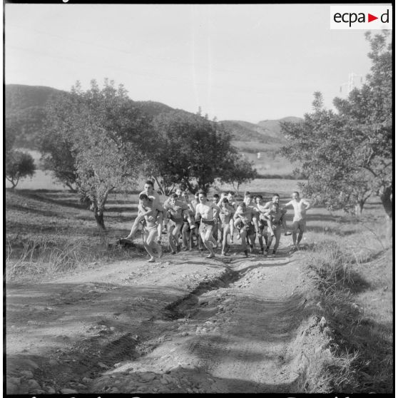 Cherchell. Formation des élèves officiers de réserve (EOR). Parcours naturel.