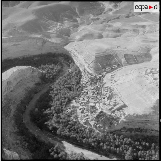 Rhoufi. Vue aérienne.