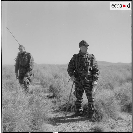 Région de Geryville. Groupement des commandos de marine en opération.