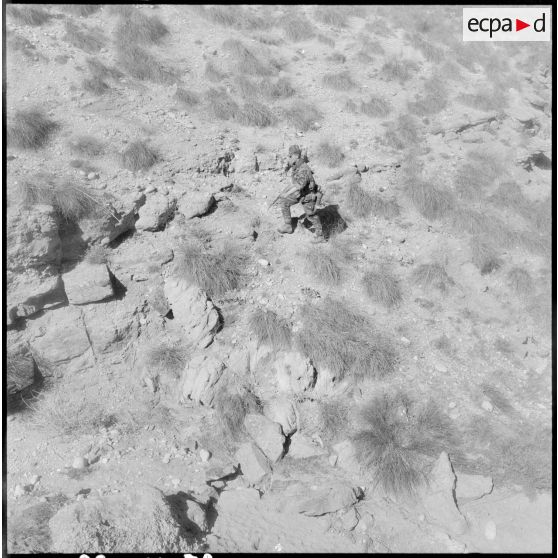 Région de Geryville. Groupement des commandos de marine en opération.