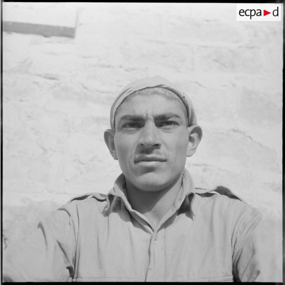 Aïn Sefra. Portrait d'un prisonnier rebelle.