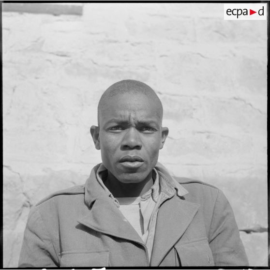 Aïn Sefra. Portrait d'un prisonnier rebelle.