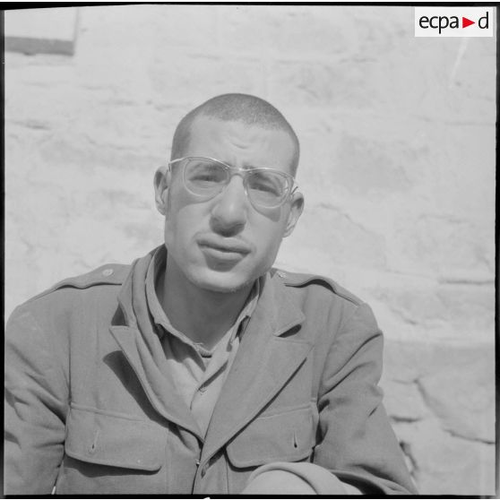 Aïn Sefra. Portrait d'un prisonnier rebelle.