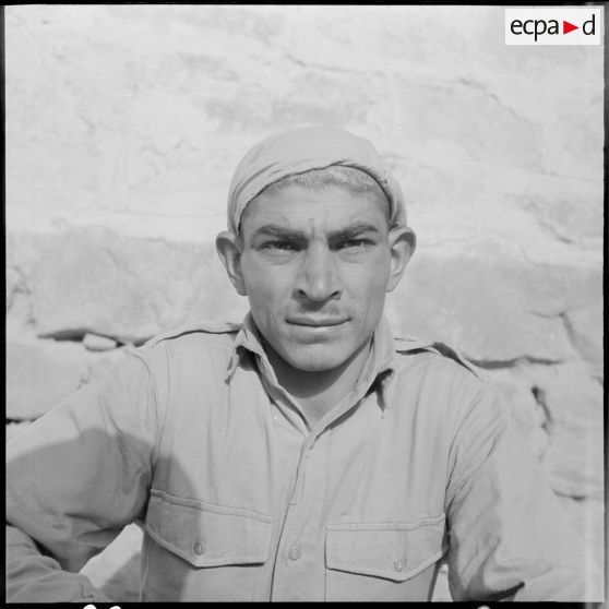 Aïn Sefra. Portrait d'un prisonnier rebelle.