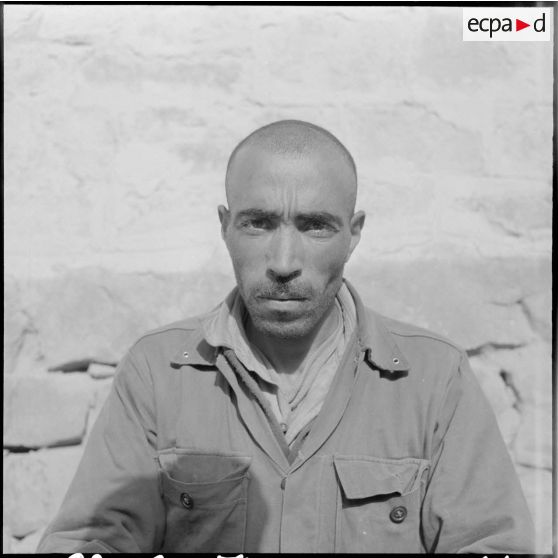 Aïn Sefra. Portrait d'un prisonnier rebelle.