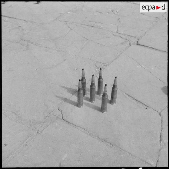 Aïn Sefra. Munitions saisies aux rebelles.