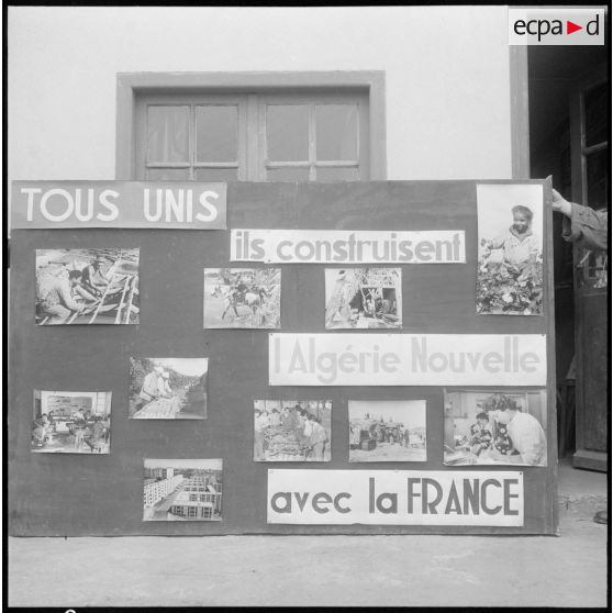 Alger. Panneau pour le 3e bureau PH.