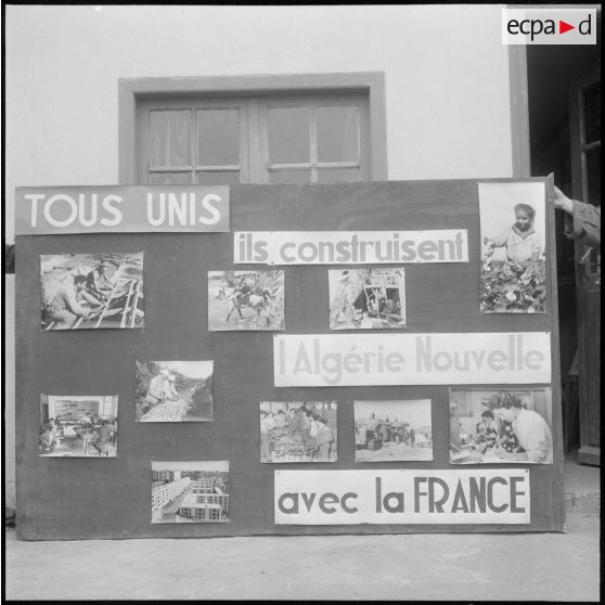 Alger. Panneau pour le 3e bureau PH.