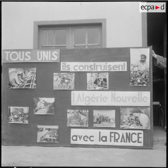 Alger. Panneau pour le 3e bureau PH.