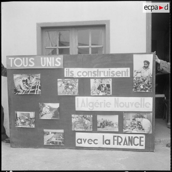 Alger. Panneau pour le 3e bureau PH.