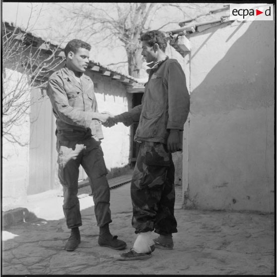 Negrine. Un aspirant prisonnier rebelle blessé et un prisonnier rebelle à un mois d'intervalle se retrouvent.