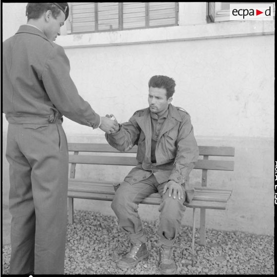 Portrait d'un aspirant rebelle capturé sur le barrage marocain.