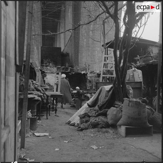 Constantine. Mode de vie dans la casbah.