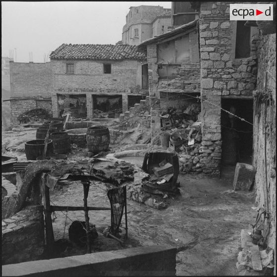 Constantine. Les tanneries.