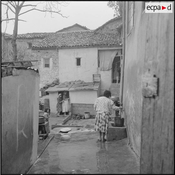 Constantine. Mode de vie dans la casbah.