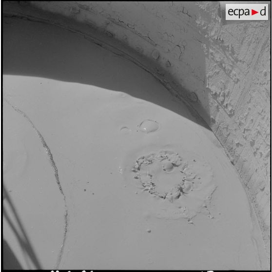 Saint-Lucien. CADO (ciments artificiels d'Oranie). Cuve de réserve.