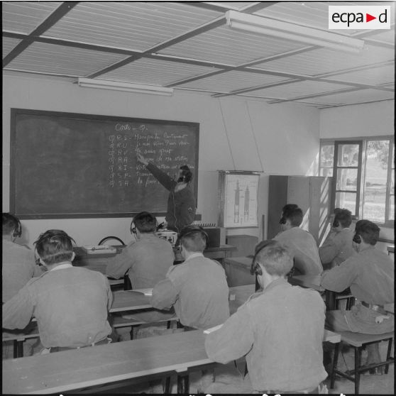 Alger. Compagnie de circulation routière n°210 (CCR 210). Réunion.