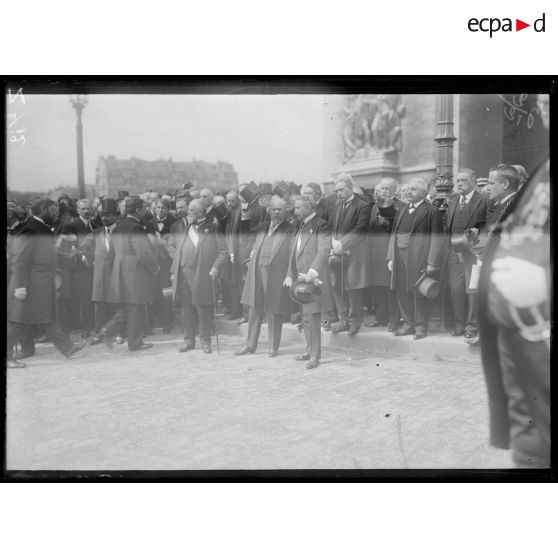 Translation des cendres de Rouget de l'Isle. Personnages officiels. [légende d'origine]