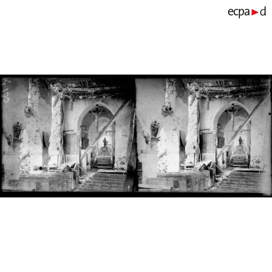 L'église de Saint-Euphraise. [légende d'origine]